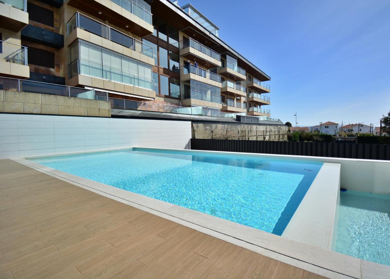 Precioso Apartamento Con Piscina En Sanxenxo Bagian luar foto