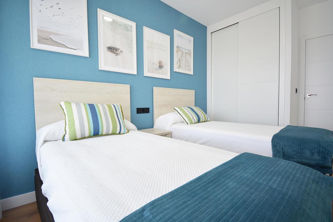 Precioso Apartamento Con Piscina En Sanxenxo Bagian luar foto