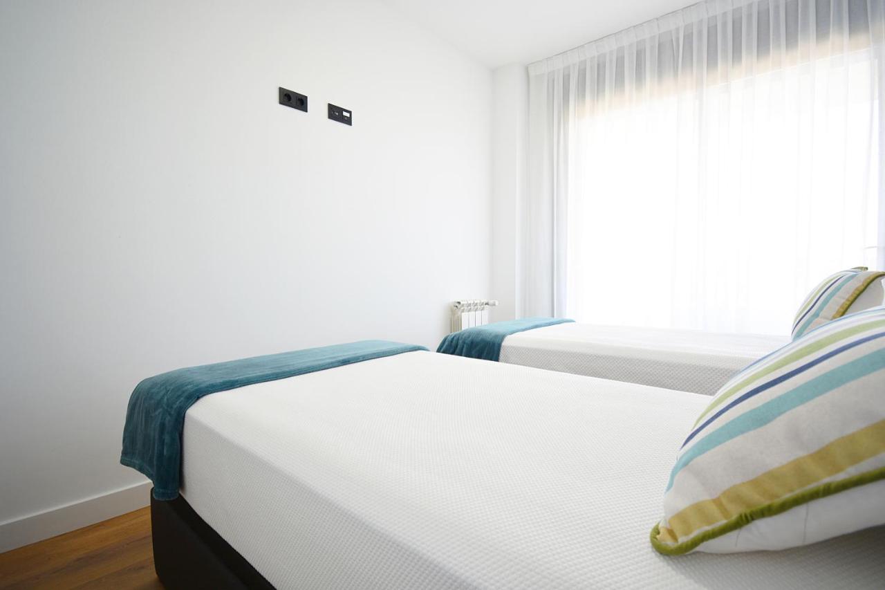 Precioso Apartamento Con Piscina En Sanxenxo Bagian luar foto
